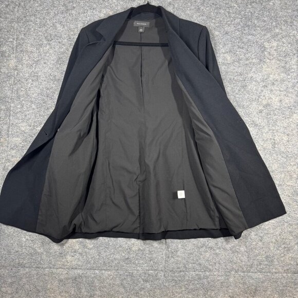 Halogen Women's Black Double Breasted Office Siren Button Blazer Size Small - Picture 6 of 16